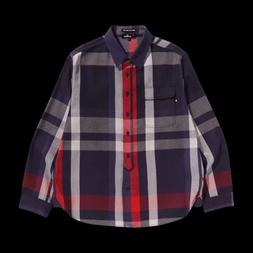 BAPE Check Shirt 'Purple'