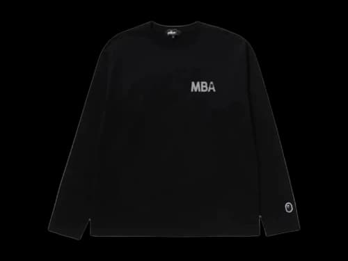 BAPE Basic L/S Tee Black