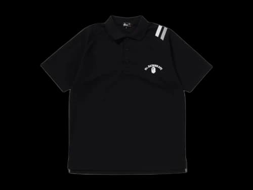 BAPE Tennis Polo Shirt Black