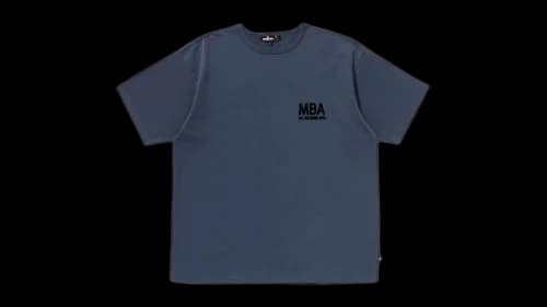 BAPE S/S Print 4 Tee Blue