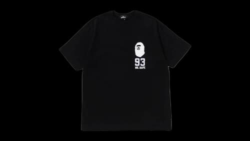BAPE S/S Print 10 Tee Black