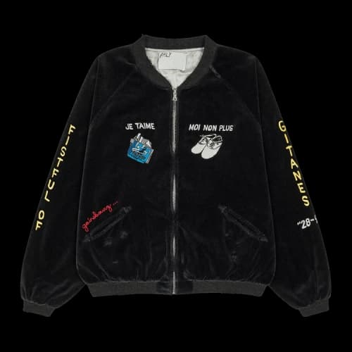 Paly Hollywood Serge Souvenir Jacket 'Black'
