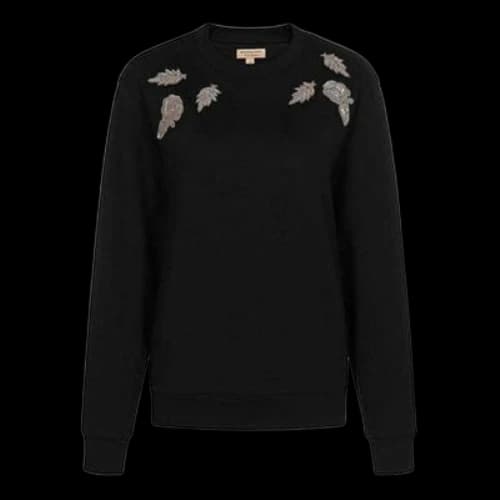 Burberry Casual Sports Fleece Lined Hoodie Black (Women's)