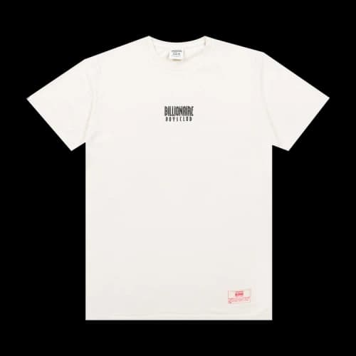 Billionaire Boys Club Straight Font Knit Tee 'White'