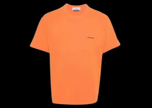 Stone Island Short Sleeve T-Shirt Orange