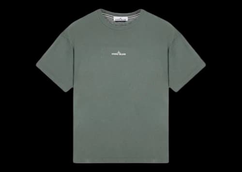 Stone Island Short Sleeve 'Scratched Paint One' T-Shirt Musk Green