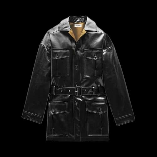 Saint Laurent Saharienne Jacket 'Black/Khaki'
