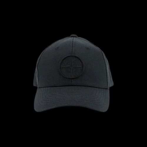 Stone Island Logo Print Cap 'Black'