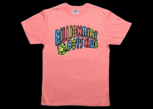 Billionaire Boys Club Off Registration Tee Pink/Strawberry Ice