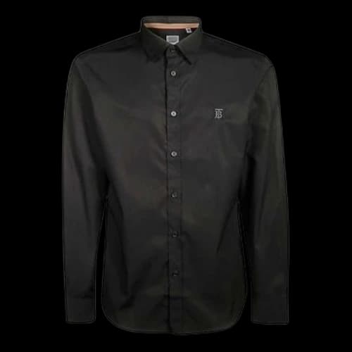 Burberry TB Pattern Elastic Long Sleeves Shirt Black
