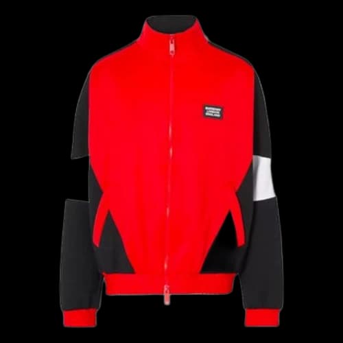 Burberry Men's Jacket Red/Black/White