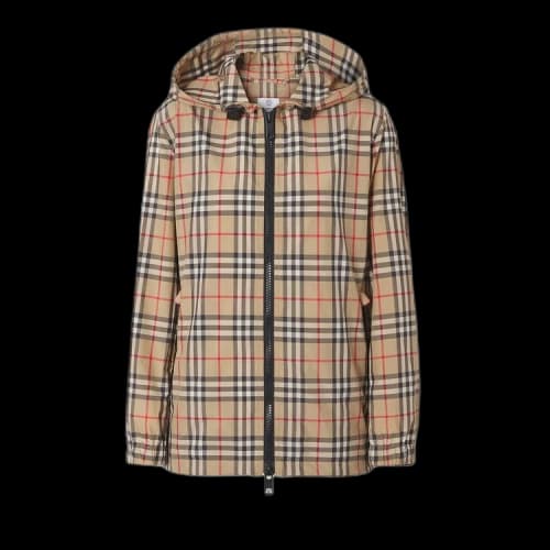 Burberry Everton Vintage Check Hooded Jacket 'Archive Beige'