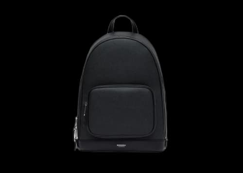 Burberry Grainy Leather Backpack Black