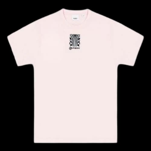 Burberry SS21 Printing Short Sleeve Pink