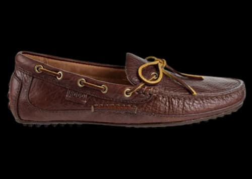 Polo Ralph Lauren Wyndings Slip-On-Driving Loafers Deep Saddle Tan