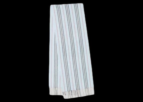 Burberry Icon Stripe Cashmere Wool Scarf Light Blue