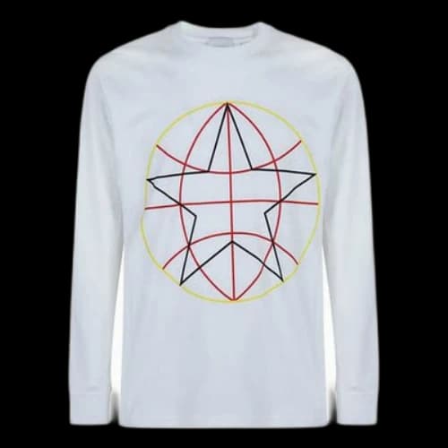 Burberry SS21 Pattern Long Sleeves White