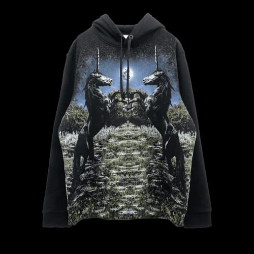 Burberry Meadow Print Hoodie 'Black'