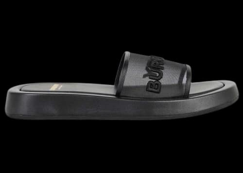 Burberry Embroidered Logo Slide Black (Women's)