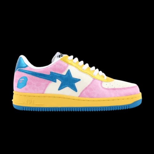 Bapesta FS-001 Low 'Washed Pink Blue'