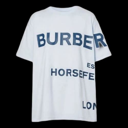 Burberry Horseferry Logo Cotton White