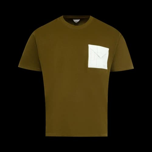 Bottega Veneta Jersey T-Shirt 'Olive Oil'