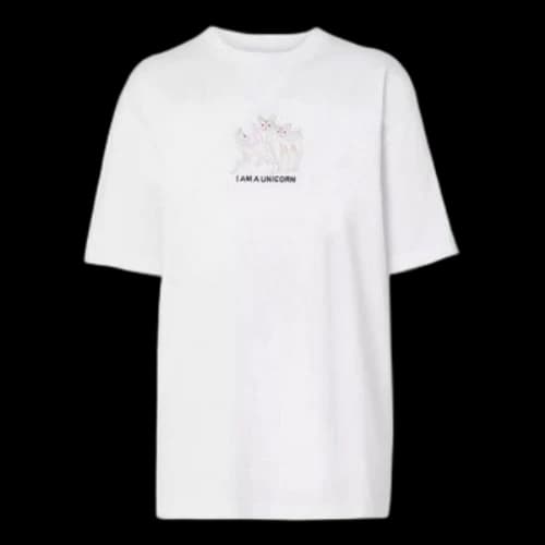 Burberry SS21 Embroidery Short Sleeve White