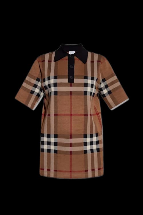 Burberry Check Polo Brown Check