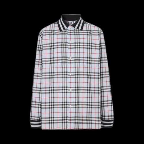 Burberry Vintage Check Poplin Shirt 'Pale Blue'