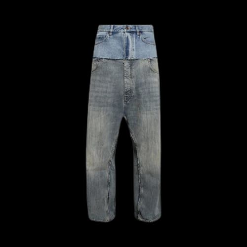 Balenciaga Cut-Up Pants 'Iced/Stained'