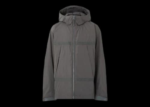 Burberry Back Rubber Logo Windbreaker Jacket Dark Grey