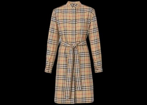 Burberry Aurelia Shirt Dress Beige
