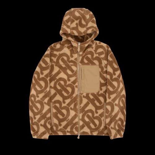 Burberry Zip Up Jacket 'Soft Fawn'