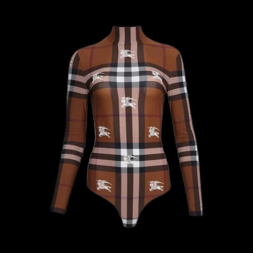 Burberry Bodysuit 'Dark Birch Brown'