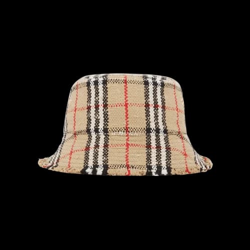 Burberry Tweed Bucket Hat 'Archive Beige'