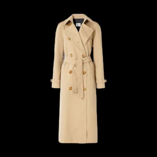Burberry x Minecraft Monogram Motif Waterloo Trench Coat Honey