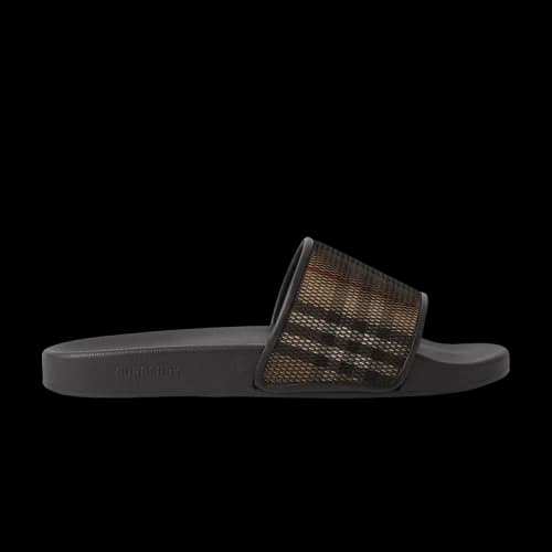 Burberry Check Slide 'Archive Beige Mesh'