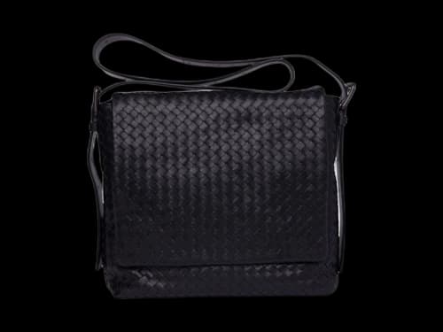 Bottega Veneta Leather Crossbody Bag Black
