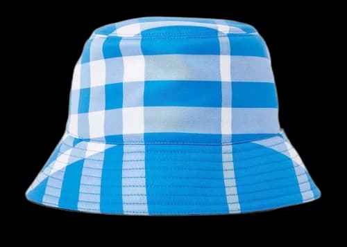 Burberry Check Baseball Cap Blue/White