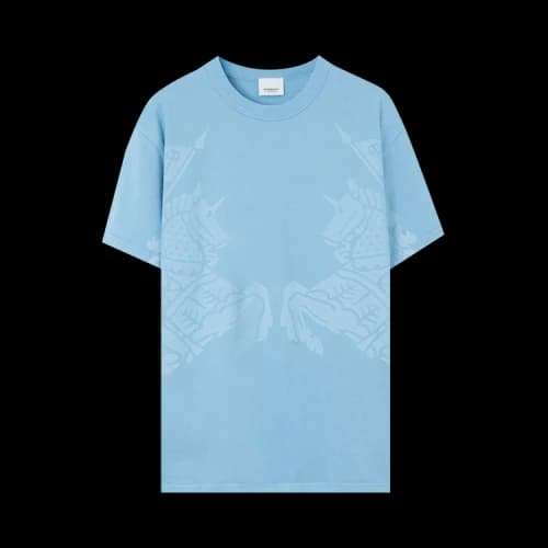 Burberry Equestrian Knight T-Shirt 'Light Blue'