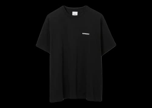 Burberry Ice Cream Print Cotton T-shirt Black
