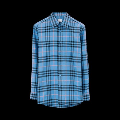 Burberry Caxbridge Long-Sleeve Shirt 'Dusty Azure'