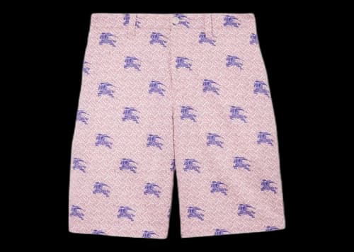 Burberry Ekd TB Monogram Shorts Pink