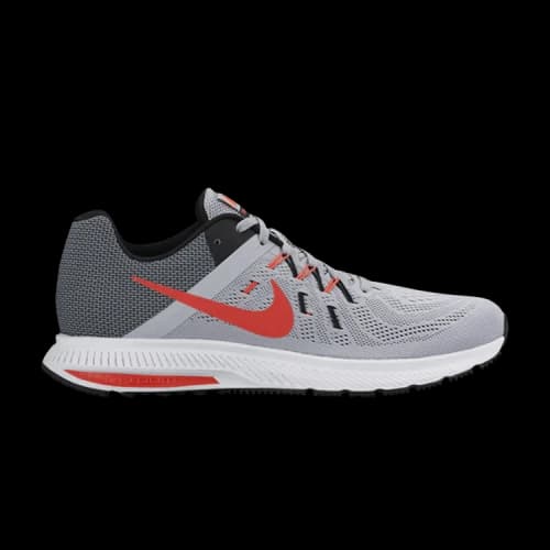 Nike Zoom Winflo 2 'Wolf Grey Bright Crimson'