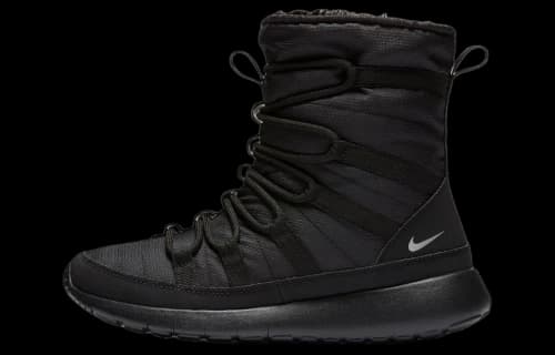 Nike Roshe One Hi GS 'Black Metallic Silver'