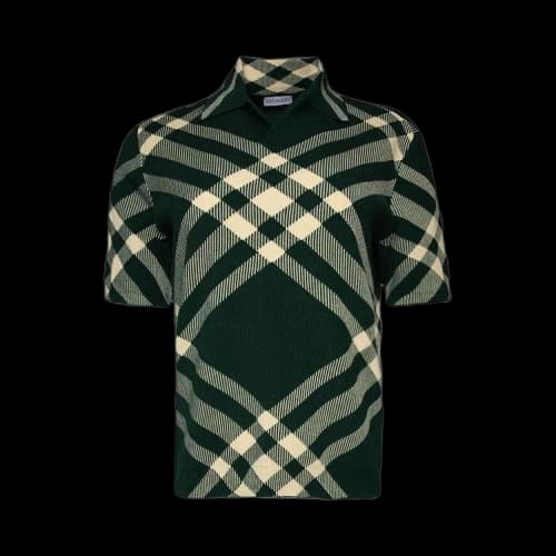 Burberry Vintage Check Ribbed Knit 'Green Check'