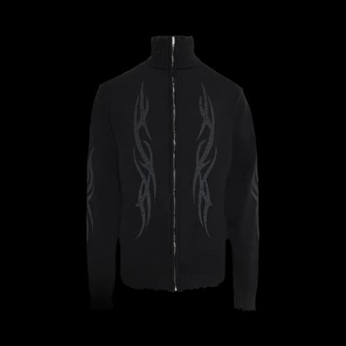 Balenciaga Y2K Zip-Up Cardigan 'Black'