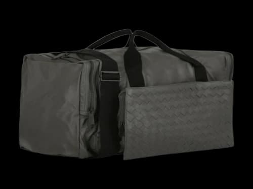 Bottega Veneta Leather Duffle Bag Black
