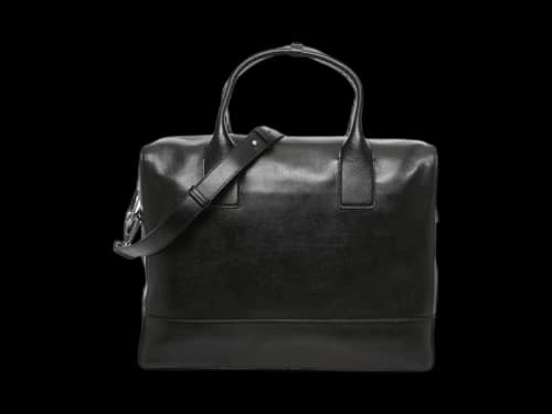 Bottega Veneta Leather Briefcase Black