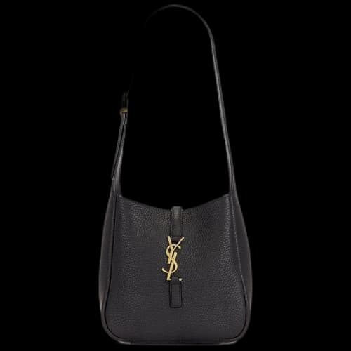 Saint Laurent Le 5 Á 7 Grained Leather Bag 'Black'